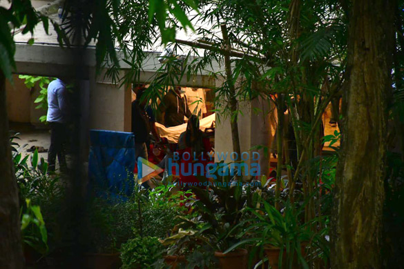 Photos: Saira Banu brings Dilip Kumar’s body home for last rites Photos: Saira Banu brings Dilip Kumar's body home for last rites