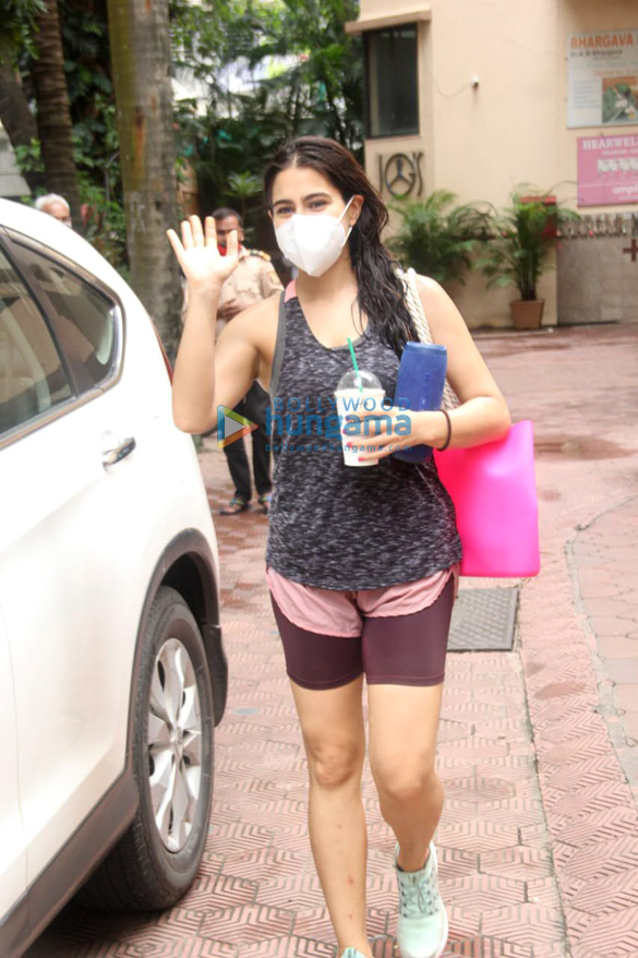 Photos: Sara Ali Khan spotted at gym