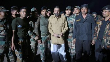 Actor Sanjay Dutt met jawaans from the Indian Army while shooting for Bhuj: The Pride Of India