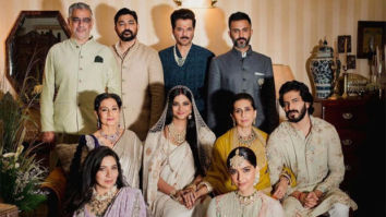 Rhea Kapoor and Karan Boolani’s families pose together for a majestic family portrait