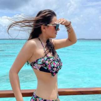 Hansika Motwani flaunts her beach body in printed bikini while vacationing in Maldives