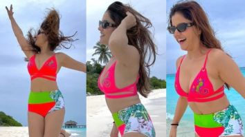 Rubina Dilaik raises the temperature in a sexy bright pink bikini during her vacation in the Maldives