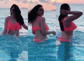 Hansika Motwani raises the temperature in a sexy bright ruffled bikini during her vacation in the Maldives