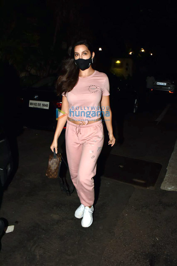 Photos: Nora Fatehi snapped at a clinic in Bandra