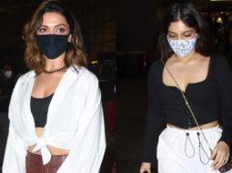 Spotted: Deepika Padukone and Bhumi Pednekar at Mumbai Airport