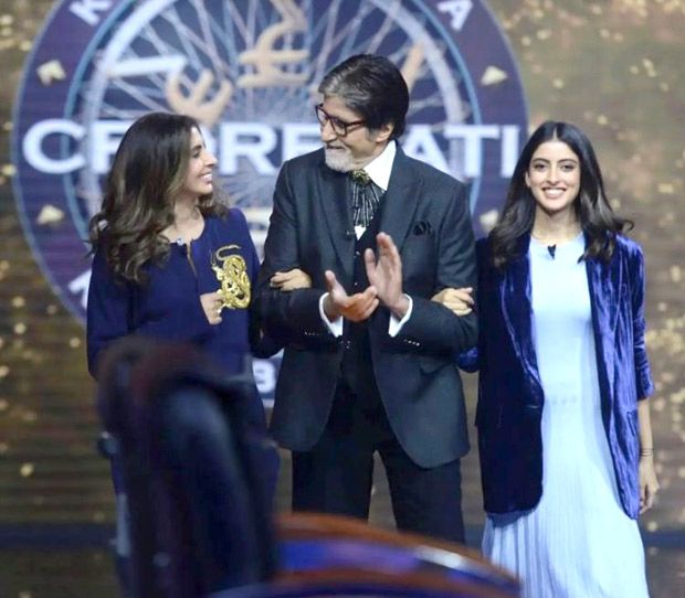 Amitabh Bachchan gets emotional on KBC 1000th episode with daughter Shweta, granddaughter Navya