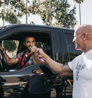 Dwayne Johnson surprises fan by giving his personal pickup truck, says “Merry Christmas to you and your family!”