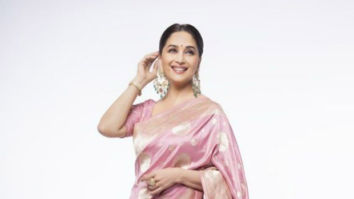 Madhuri Dixit stuns in a pink silk saree worth nearly Rs. 90,000