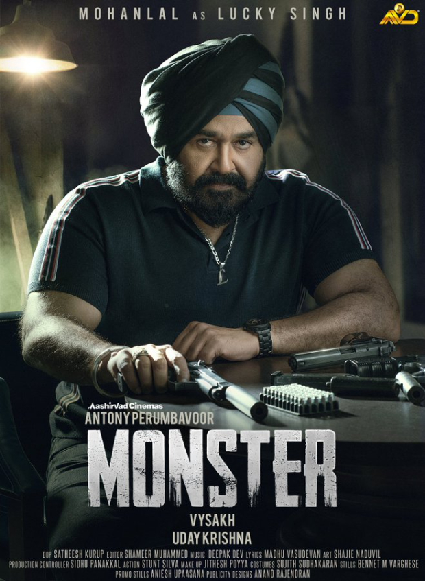 Mohanlal reveals turban-clad avatar at first glance of Monster's next film 