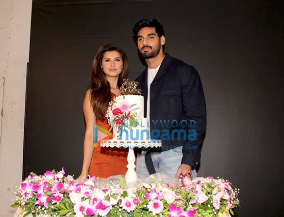 Photos: Ahan Shetty snapped celebrating Tara Sutaria’s birthday as they promote the film Tadap at Mehboob Studio Photos: Ahan Shetty snapped celebrating Tara Sutaria's birthday as they promote the film Tadap at Mehboob Studio