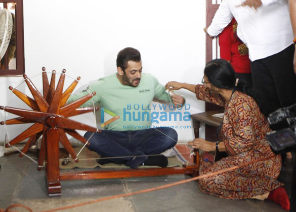Photos: Salman Khan visits Sabarmati Ashram post the release of Antim