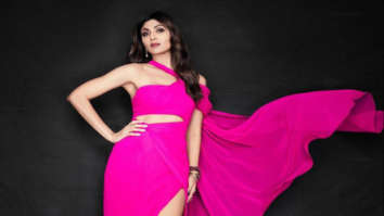 Shilpa Shetty Kundra shows off her long legs and envious figure in a hot pink dress