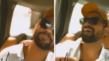 Vicky Kaushal jamming to Diljit Dosanjh’s song ‘Champagne’ in the car is setting the weekend mood, watch video
