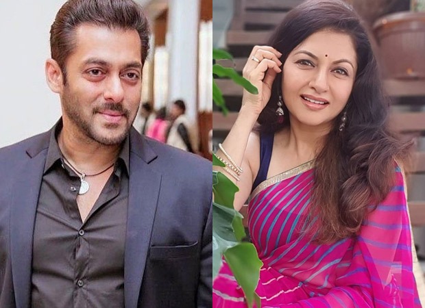 Bigg Boss 15: Maine Pyar Kiya stars Salman Khan and Bhagyashree reunite;watch