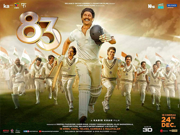 Ranveer Singh unveils new 83 poster ahead of trailer launch 