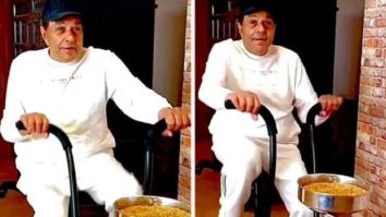 Dharmendra recreates his iconic ‘Chakki Peecing’ dialogue from Sholay, watch video