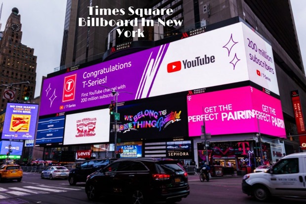 Google puts up billboards in New York, London and Los Angeles to celebrate T-Series' phenomenal rise to the top Google puts up billboards in New York, London and Los Angeles to celebrate T-Series' phenomenal rise to the top