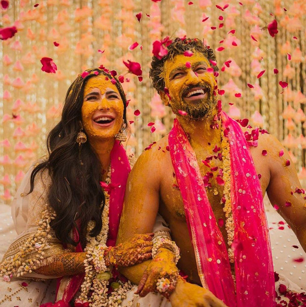 Katrina Kaif-Vicky Kaushal Wedding: The newlyweds share haldi ceremony pictures, gush with happiness and love