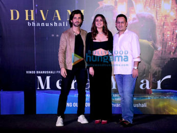Photos: Dhvani Bhanushali, Aditya Seal and Ash King snapped at 'Mera Yaar' song launch
