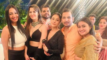 Shehnaaz Gill attends her manager’s engagement party; stuns in a black cocktail dress