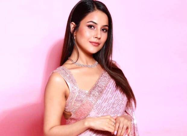 Shehnaaz Gill Is An Absolute Diva In A Pink Sequin Saree See Pictures