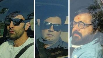 Ranbir Kapoor, Varun Sharma, and Pritam arrive in Agra for filmmaker Luv Ranjan’s wedding
