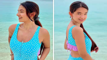 Anushka Sen sizzles in printed backless swimsuit as she holidays in Maldives