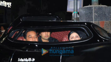 Heropanti 2 director Ahmed Khan and his family arrive in a Batmobile to watch Robert Pattinson starrer The Batman