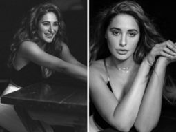 Nargis Fakhri ditches vibrant colours for plunging neckline black crop top and white pants in dreamy monochrome photoshoot