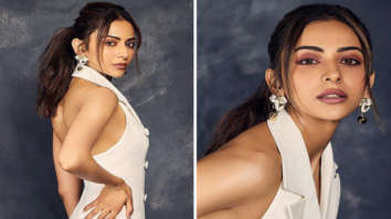 Rakul Preet Singh makes heads turn in white halter-neck blazer skirt dress and heels worth Rs.21,330 for Attack promotions
