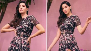 Nora Fatehi takes breath away in Georges Hobeika’s floral gown with thigh-high slit for a recent episode of Dance Deewane Juniors