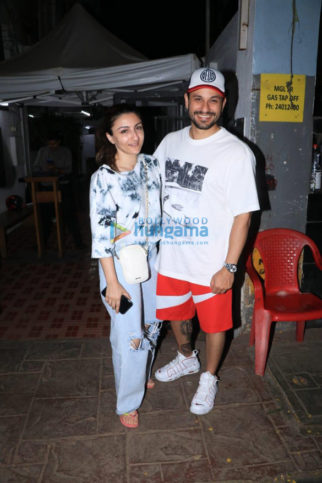 Photos: Kunal Kemmu and Soha Ali Khan snapped at Izumi restaurant in Bandra