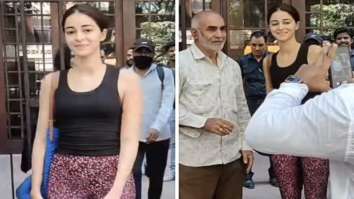 Ananya Panday makes an elderly fan happy with a selfie and autograph, watch video