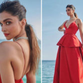 Cannes 2022: Deepika Padukone mesmerises in plunging neckline Louis Vuitton red hot top and skirt at Armageddon Time premiere