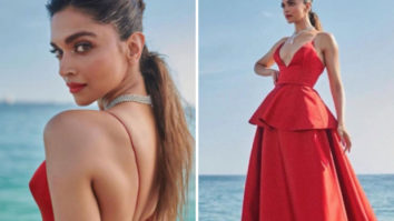 Cannes 2022: Deepika Padukone mesmerises in plunging neckline Louis Vuitton red hot top and skirt at Armageddon Time premiere