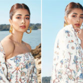Cannes 2022: Pooja Hegde is epitome of grace and panache in floral printed jacquard strapless dress and long cape worth over Rs. 2 lakh 