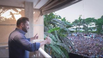 Eid Mubarak: Salman Khan wishes fans gathered outside his home