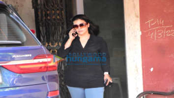 Photos: Kajol spotted at a gym in Bandra