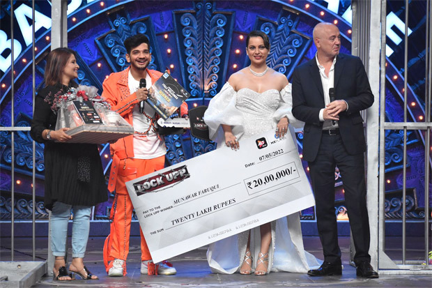 Lock Upp Season 1 Finale: Munawar Faruqui emerges winner : Bollywood