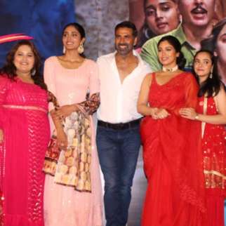 Akshay Kumar, Bhumi Pednekar and Raksha Bandhan team snapped at trailer launch at Delite Cinema in Delhi