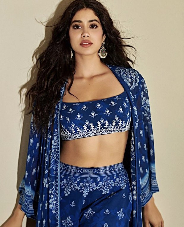 Janhvi Kapoor's set of Rs.35k blueprint sharara to promote Jerry's Luck is worth stealing!