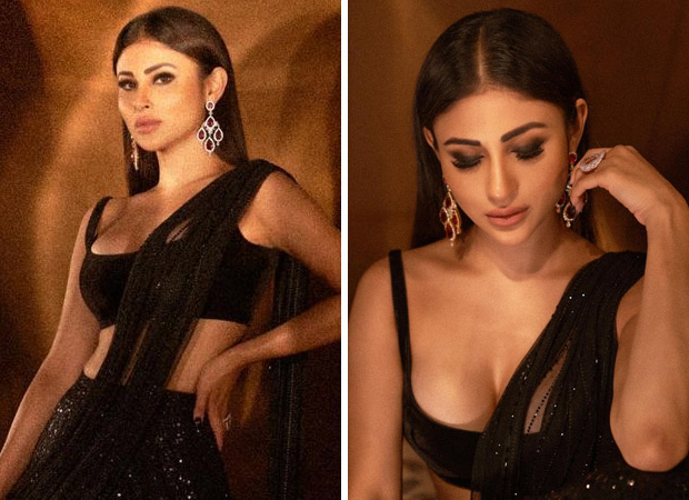 Mouni Roy looks smouldering hot in shimmery black lehenga for DID L’il Masters