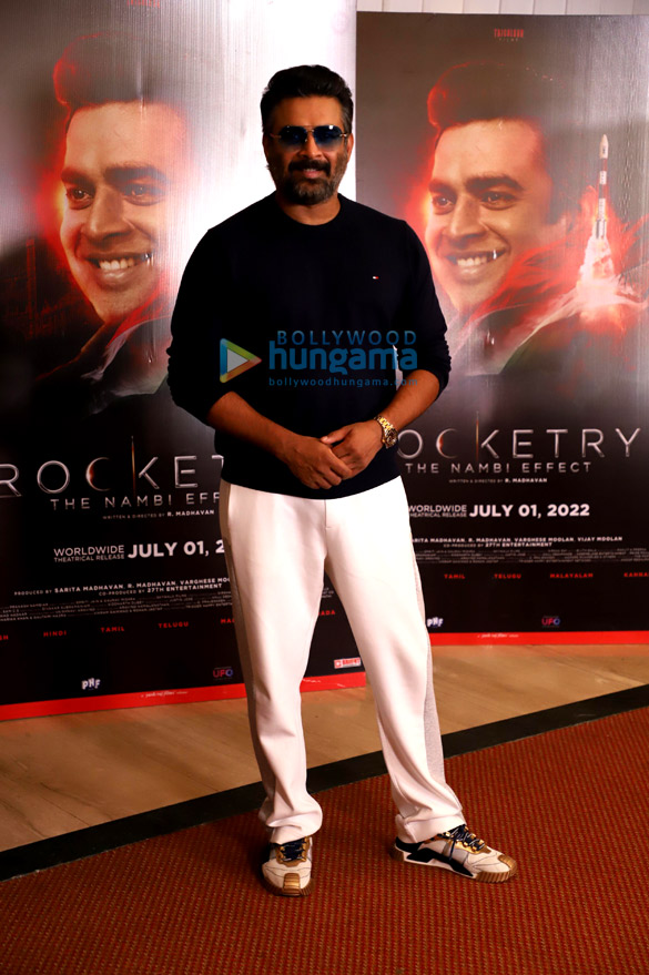 Photos: R Madhavan snapped at Rocketry – The Nambi Effect promotions in Mumbai