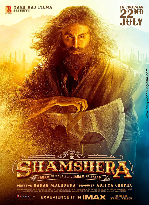 Shamshera 2022 Official Hindi Trailer 1080p HDRip Download