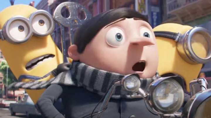 Minions: The Rise of Gru: Gru and the Minions escape from the clutches of the Vicious 6