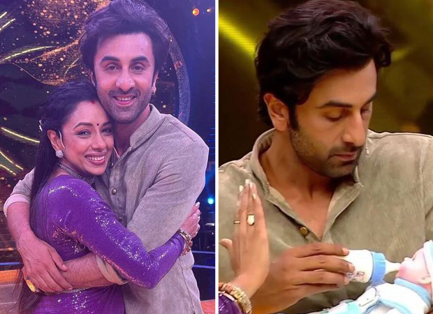 Shamshera meets Anupamaa: Ranbir Kapoor sets daddy goals as he learns how to hold a baby from Rupali Ganguly : Bollywood News - Vimarsana News