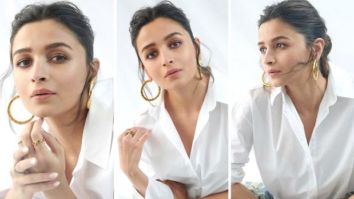 Alia Bhatt keeps it comfy yet stylish in white shirt and quirky fringe jeans worth Rs. 18K for Darlings promotions
