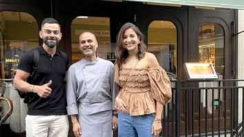 Anushka Sharma and Virat Kohli enjoy desi lunch at an Indian restaurant in London; see photo
