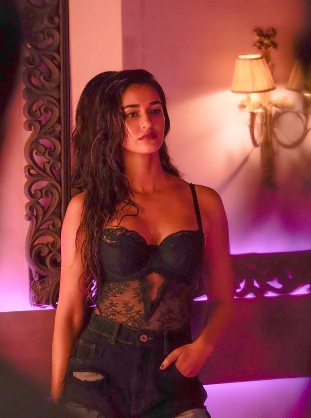 Disha Patani redefines glamour in black lace corset top and shorts