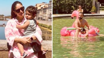 Kareena Kapoor Khan soaks in the beauty of Ponte Veechio with Jeh; Saif Ali Khan and son Taimur spend time in pool in Italy, see pictures